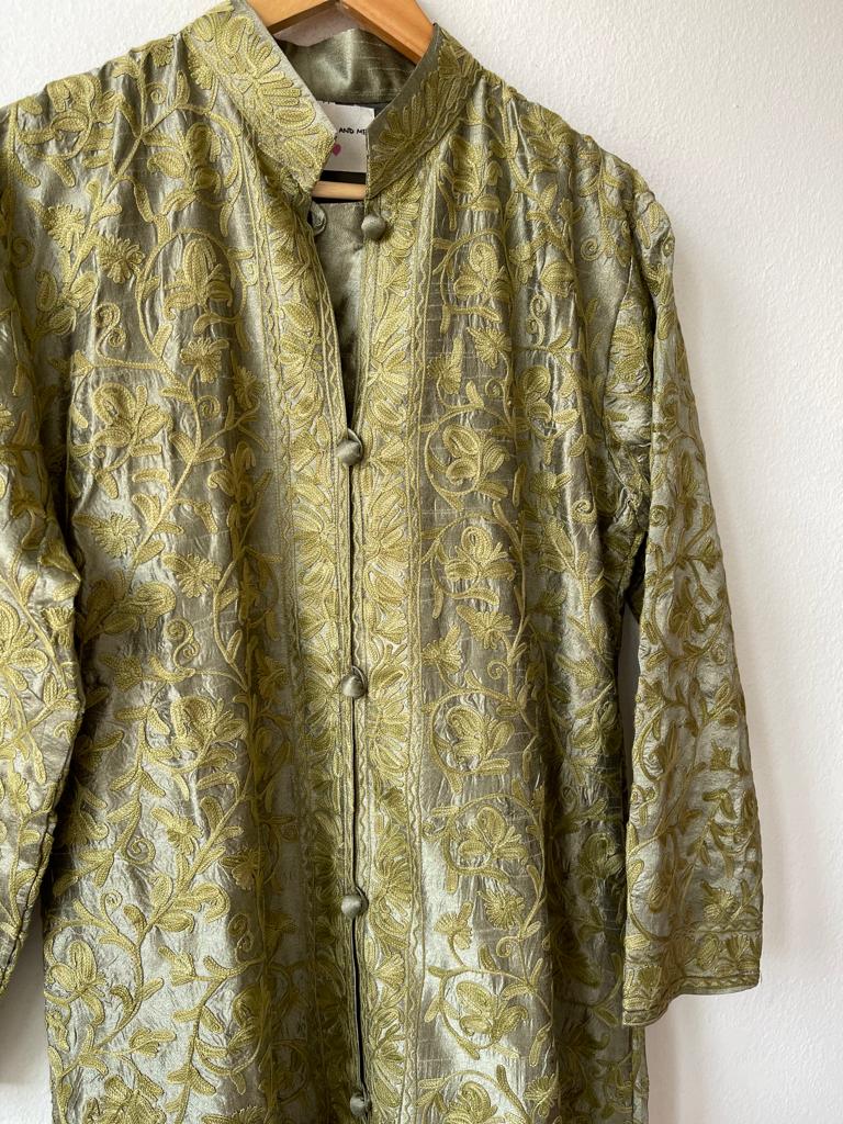 Silk Embroidered Jacket