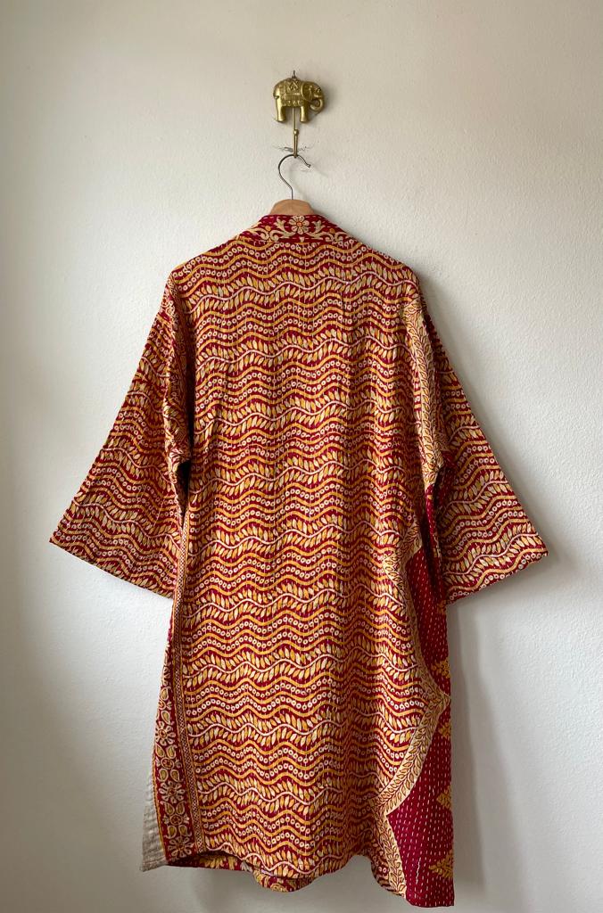Vintage Kantha Kimono