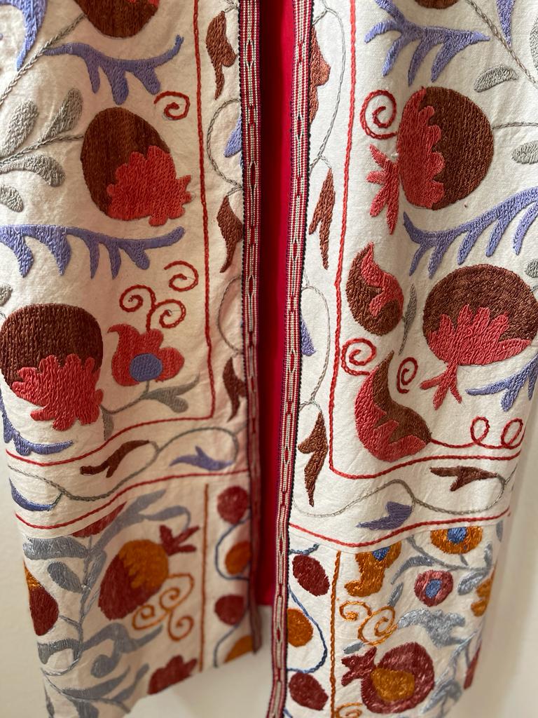 Ikat + Suzani vest