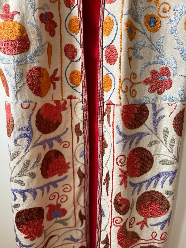 Ikat + Suzani vest