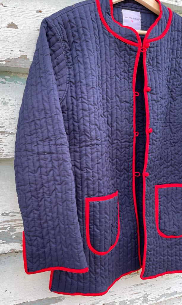 Short quilted jacket