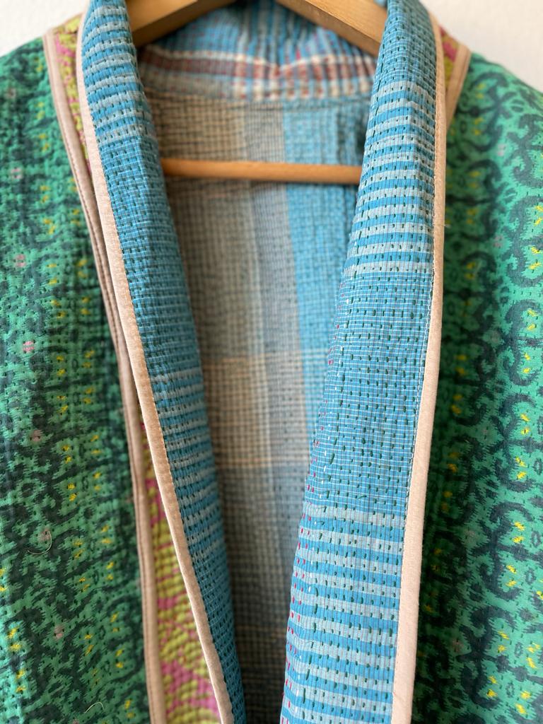 Vintage reversible kimono