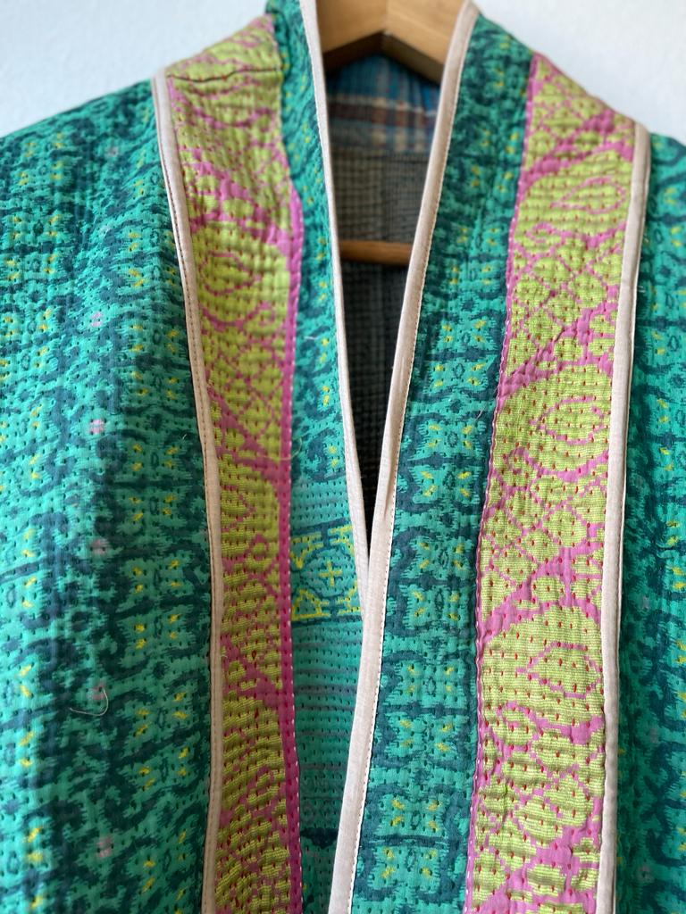 Vintage reversible kimono