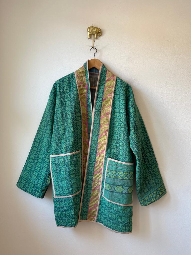 Vintage reversible kimono