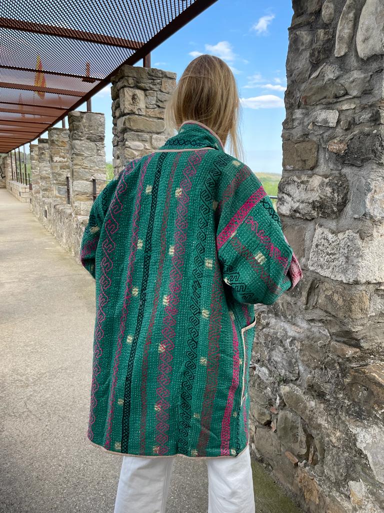 Vintage reversible kimono