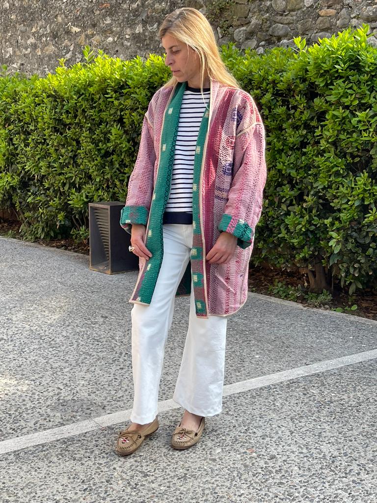 Vintage reversible kimono