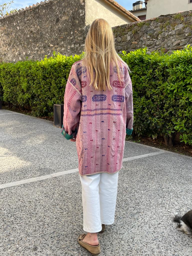 Vintage reversible kimono