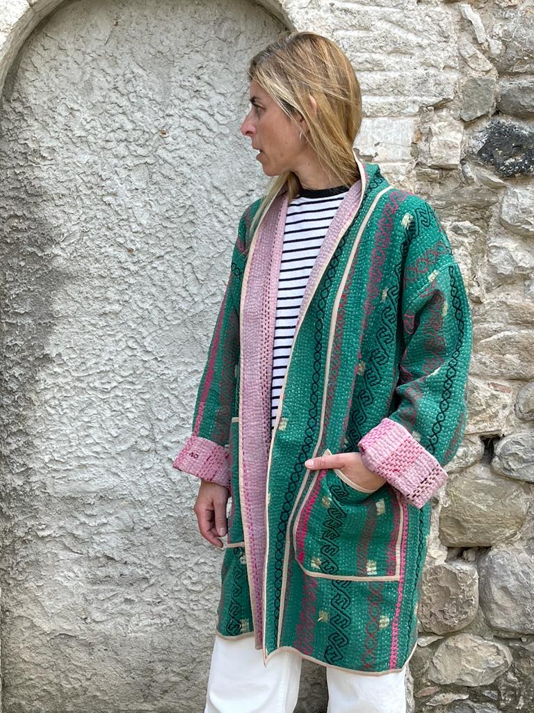 Vintage reversible kimono