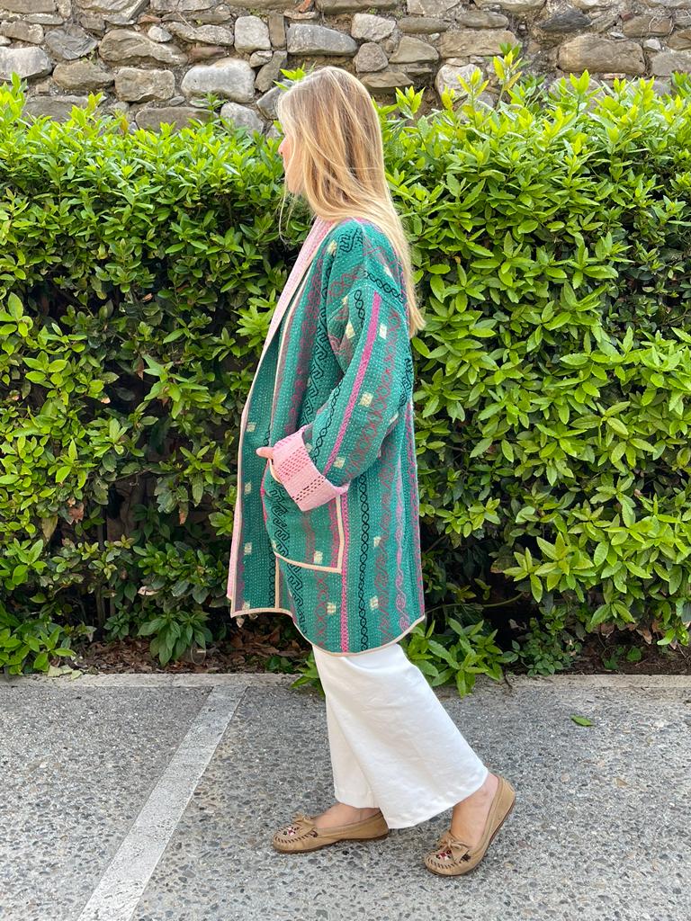 Vintage reversible kimono