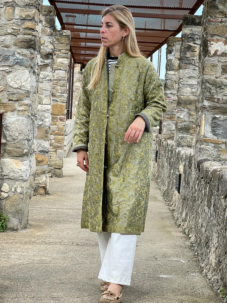 Silk Embroidered Jacket