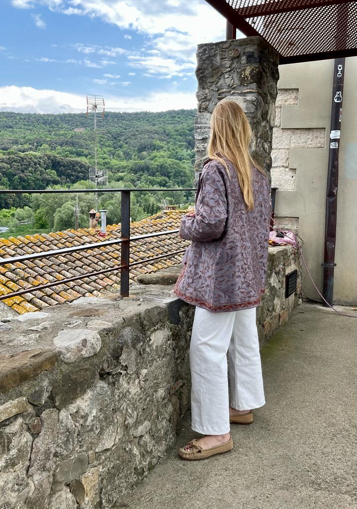 Silk Embroidered Jacket