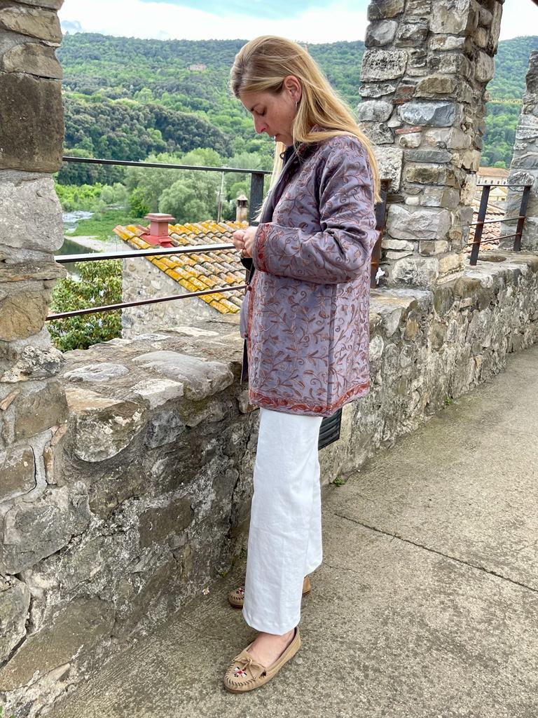 Silk Embroidered Jacket