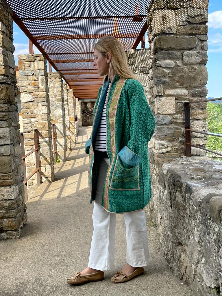 Vintage reversible kimono