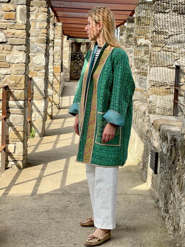 Vintage reversible kimono