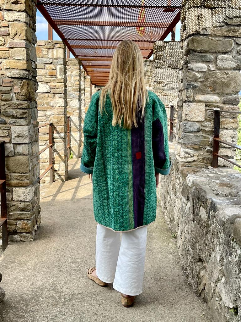 Vintage reversible kimono