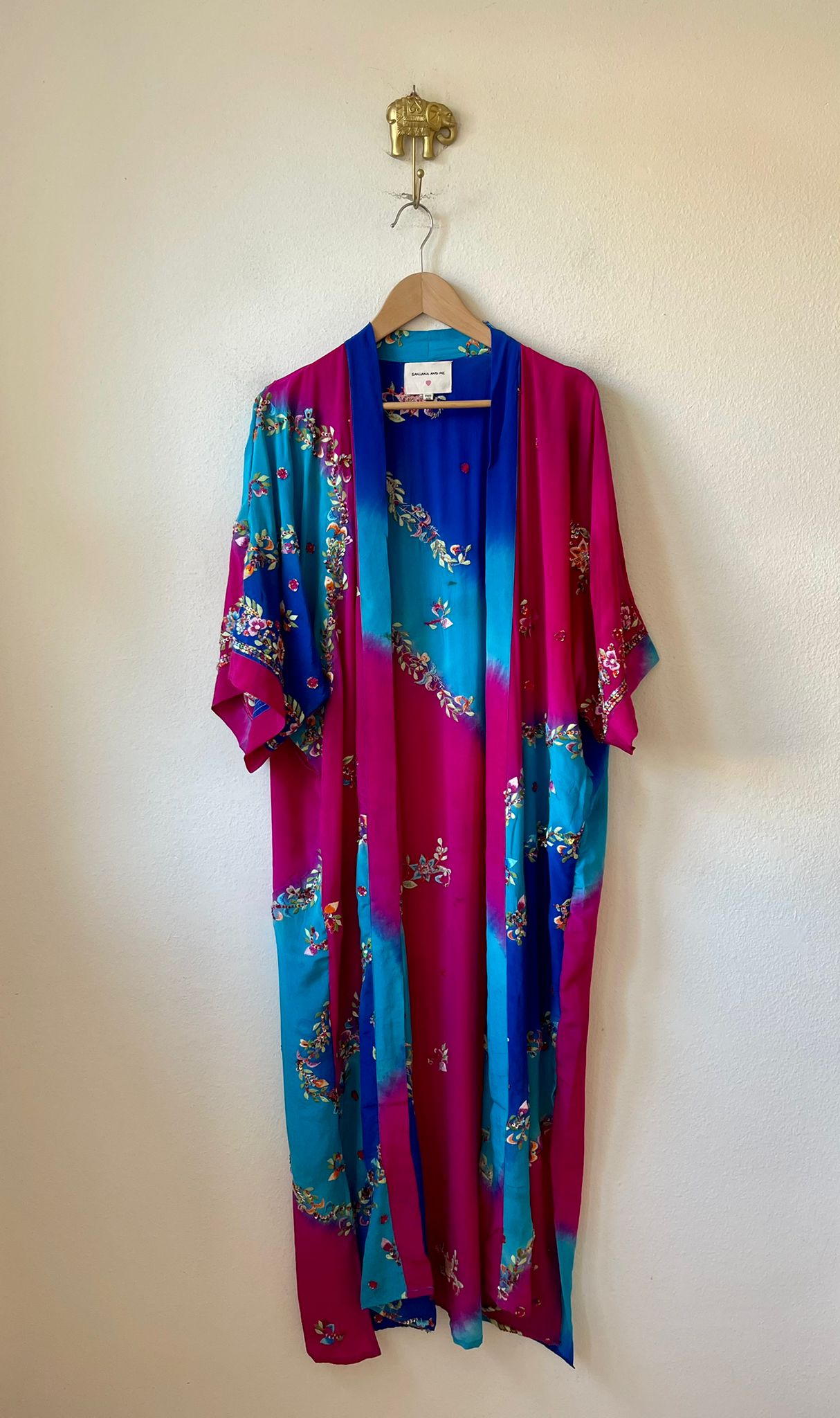 Long Silk Kimono