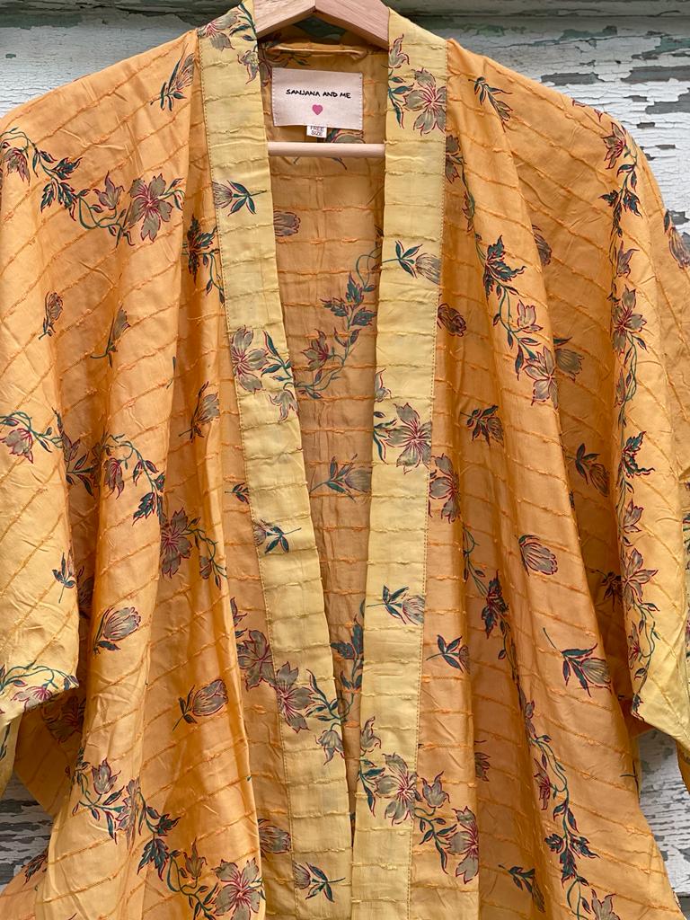 Long Silk Kimono