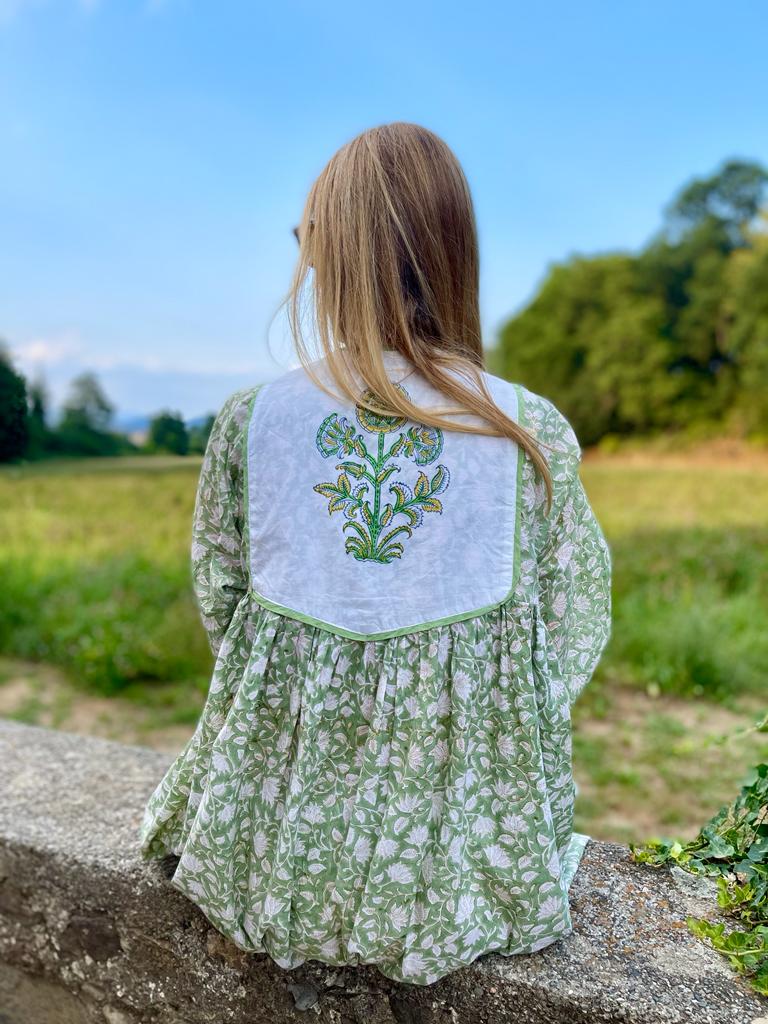 Tulsi green dress