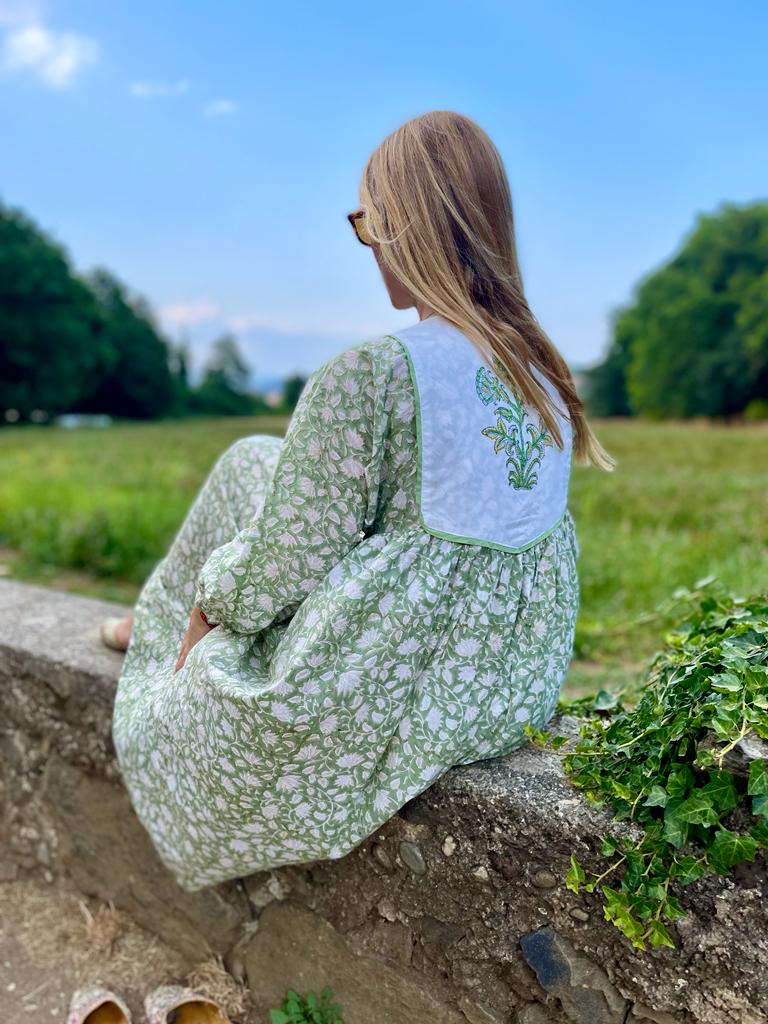 Tulsi green dress