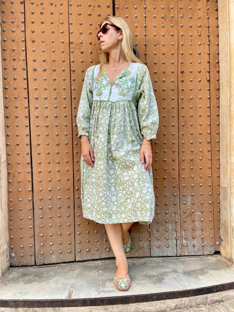 Tulsi green dress