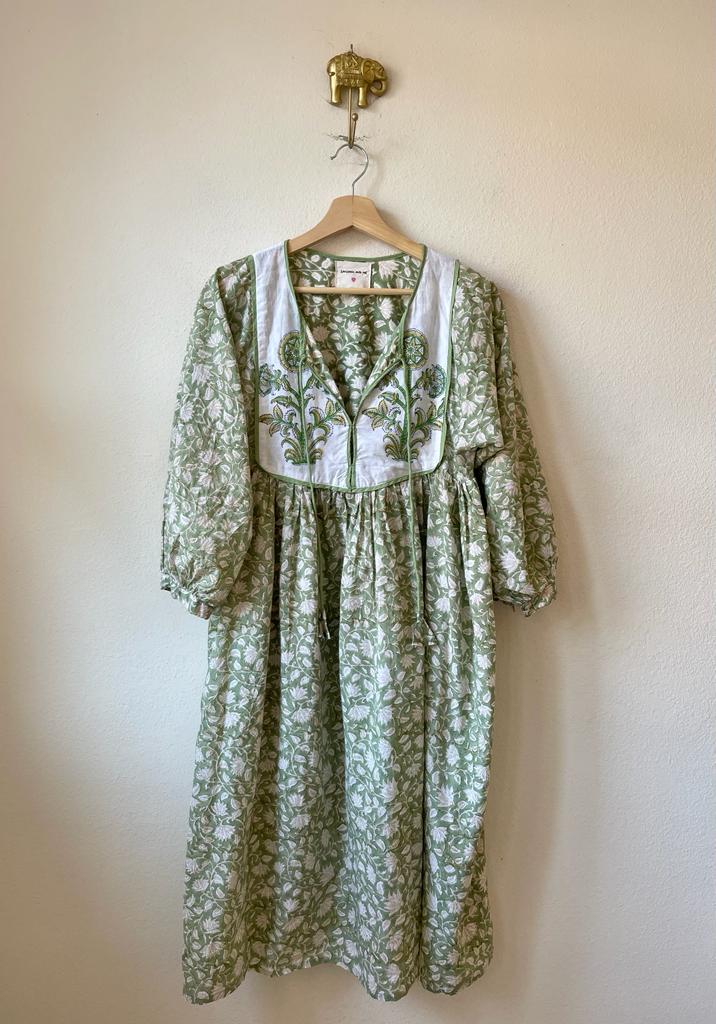 Tulsi green dress