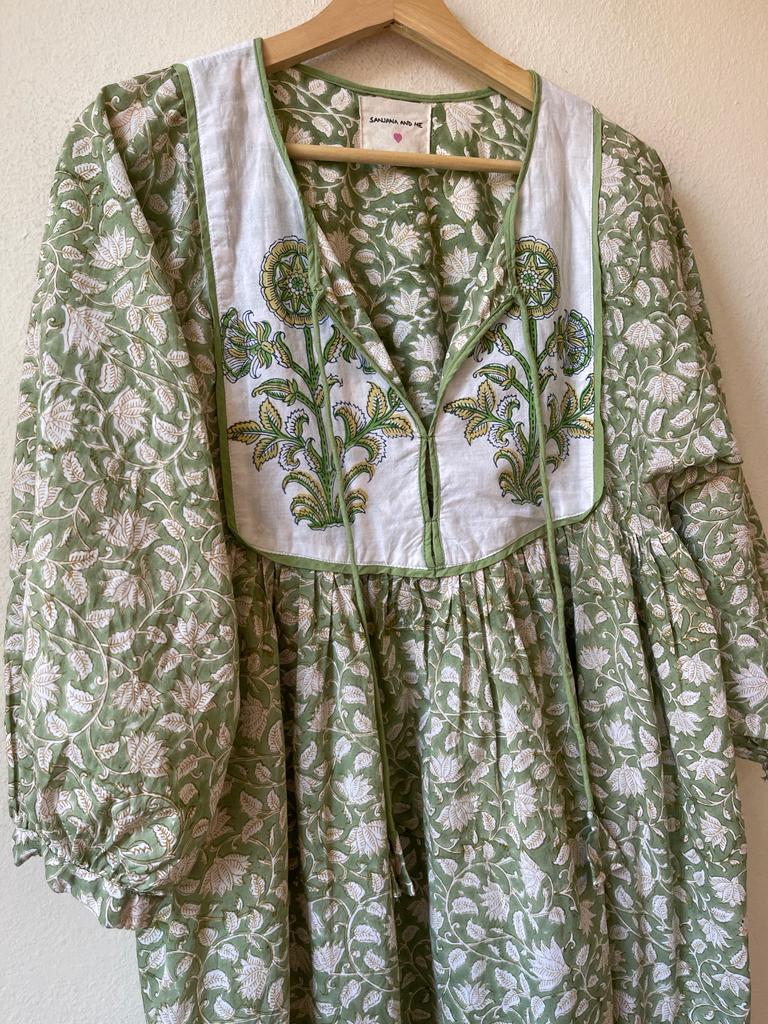 Tulsi green dress