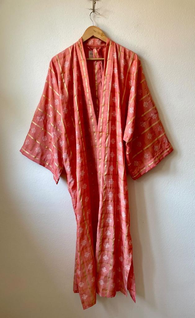 Long Silk Kimono