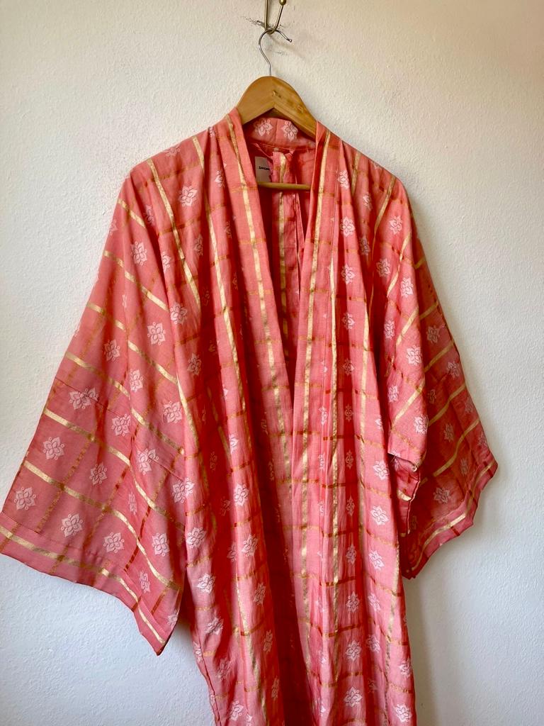 Long Silk Kimono