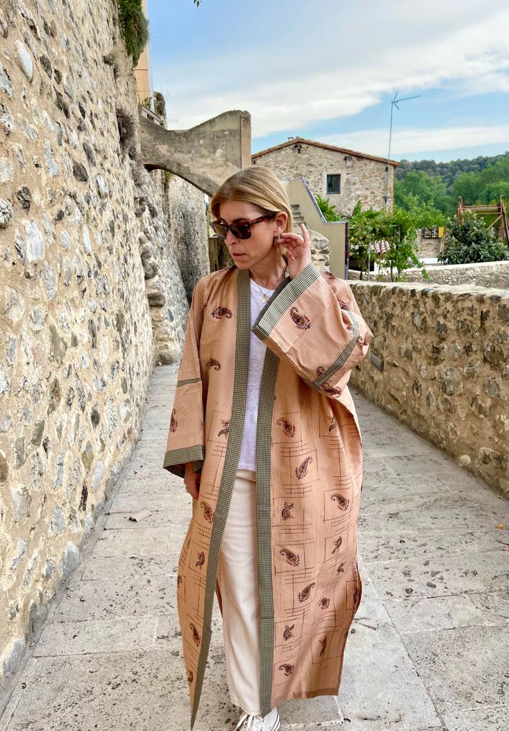 Vintage silk kimono