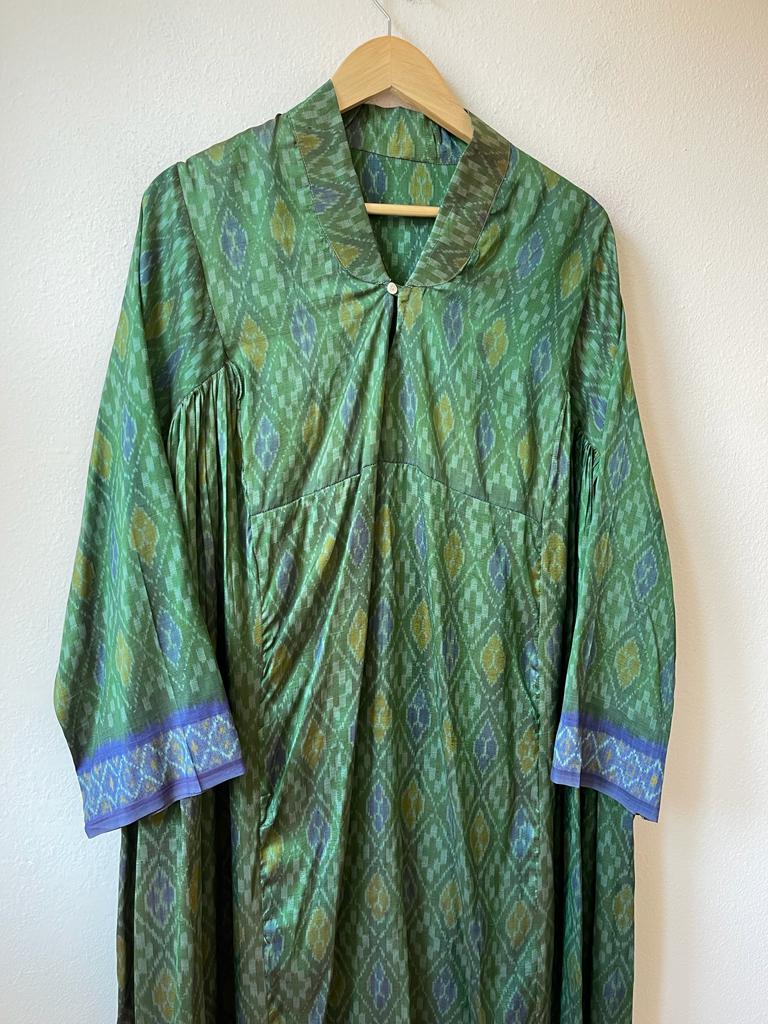 Oversize sari dress