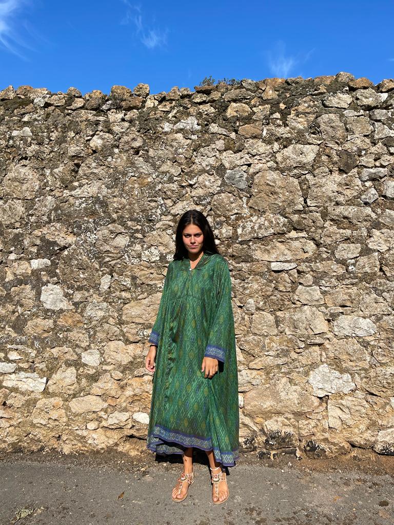 Oversize sari dress