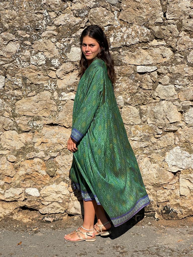 Oversize sari dress