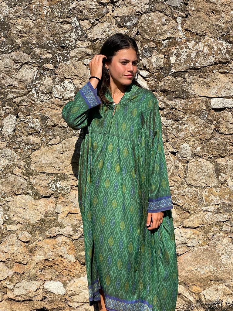 Oversize sari dress