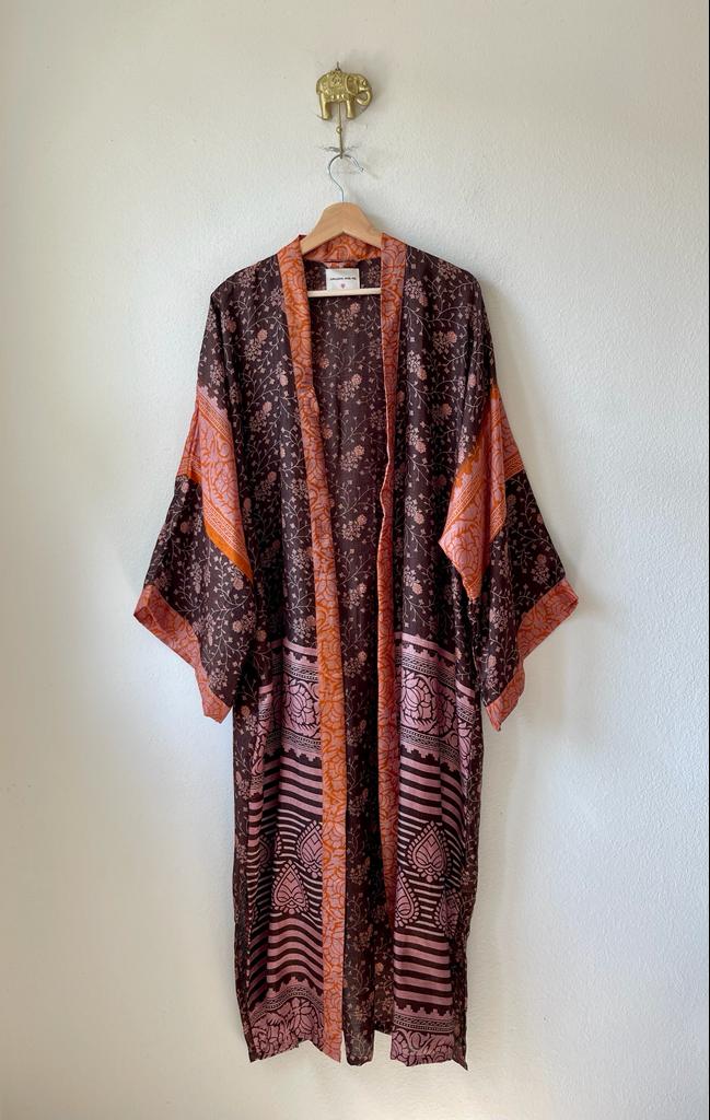 Long Silk Kimono