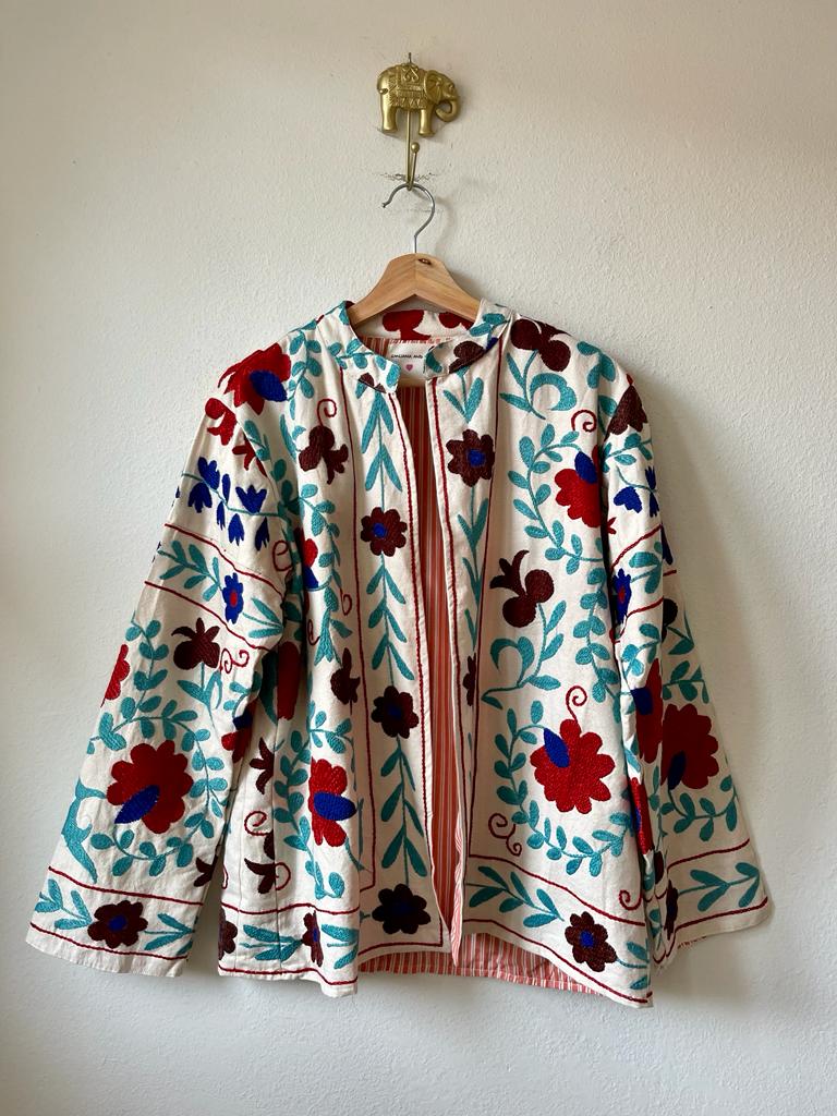 Short Suzani jacket