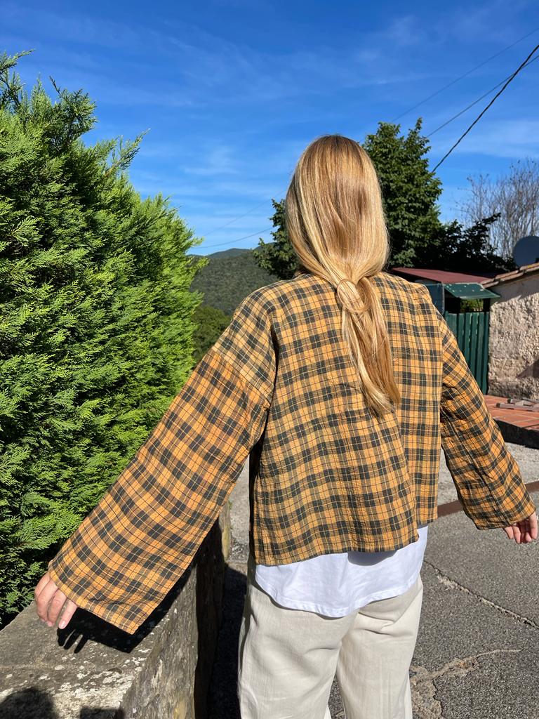 Vintage Kantha reversible Kimono