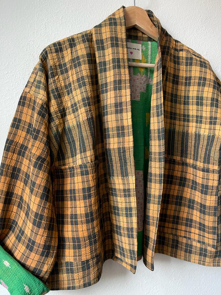 Vintage Kantha reversible Kimono