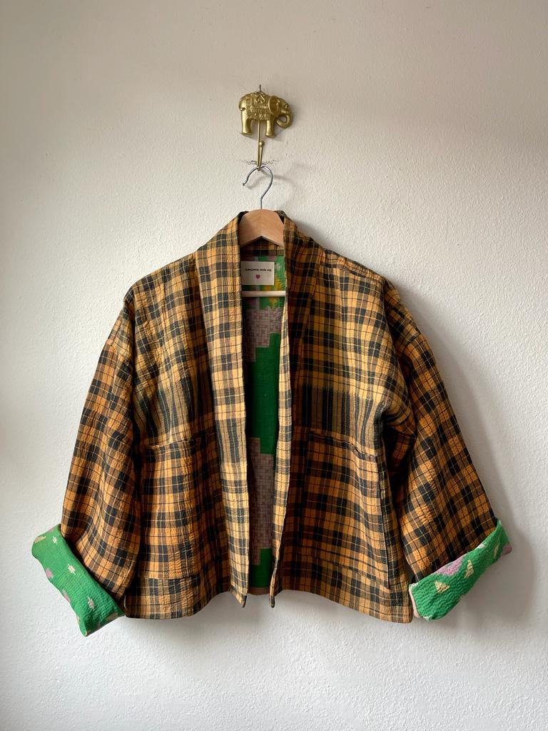 Vintage Kantha reversible Kimono
