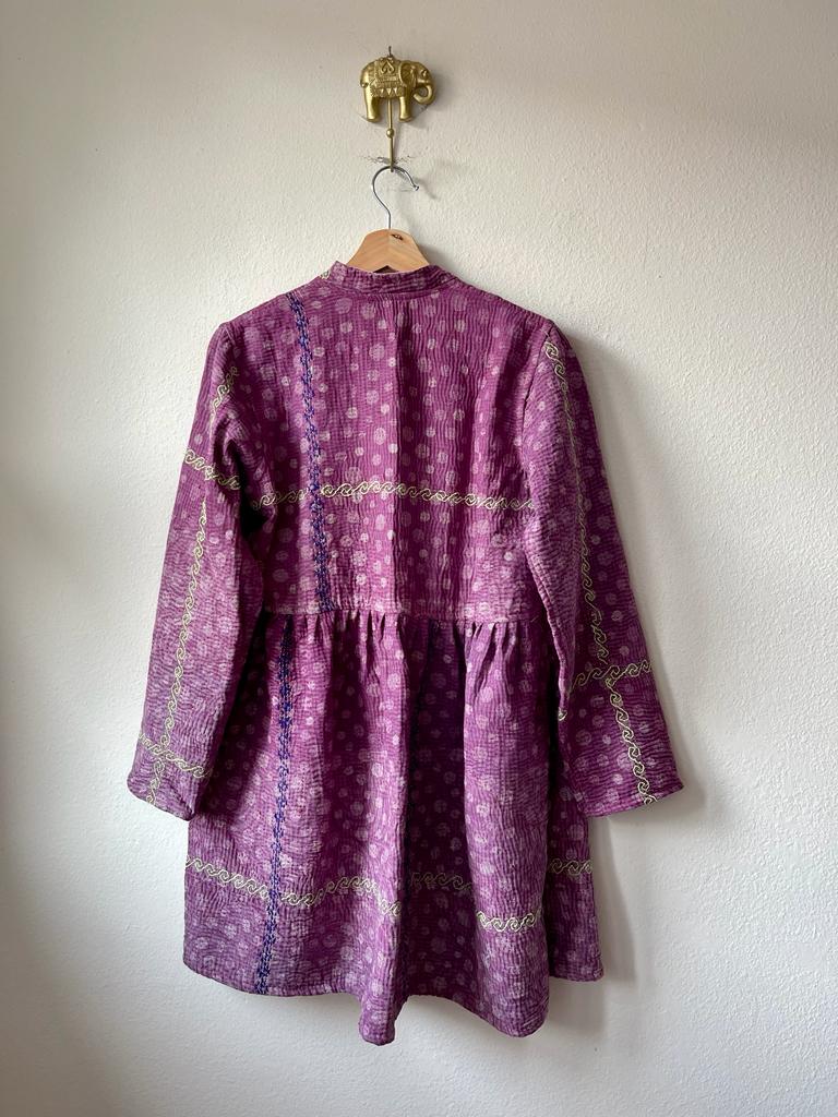 Short Kantha vintage jacket