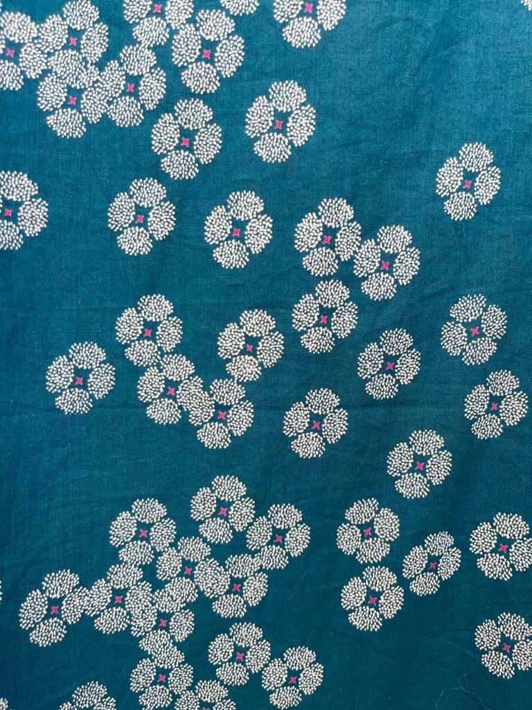 Cherry velvet reversible kimono