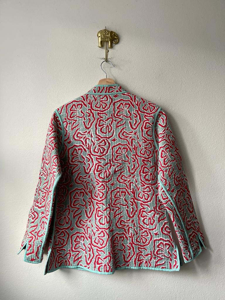 Block Print Quilted Reversible Jacket