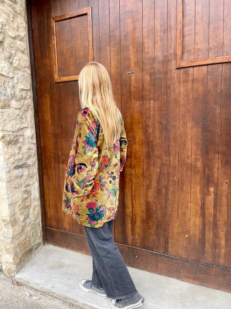 Velvet Kimono Short
