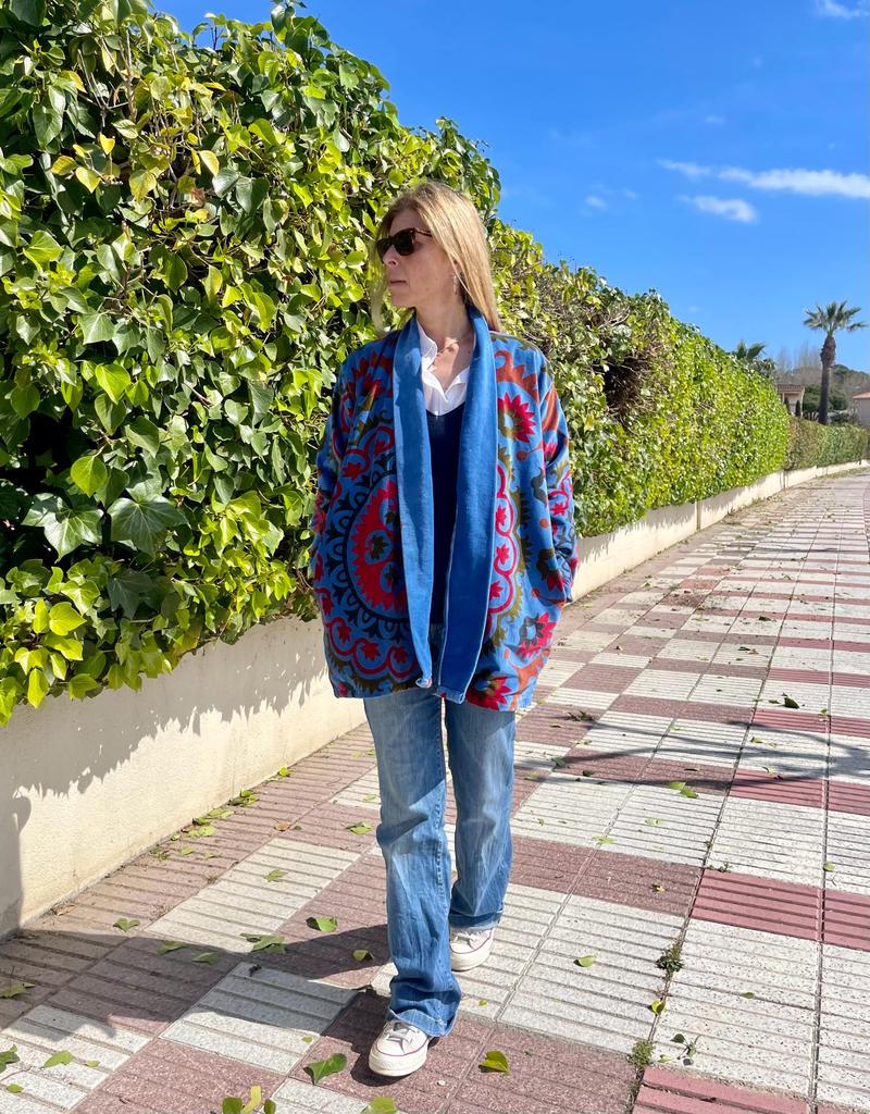 Velvet Kimono Short