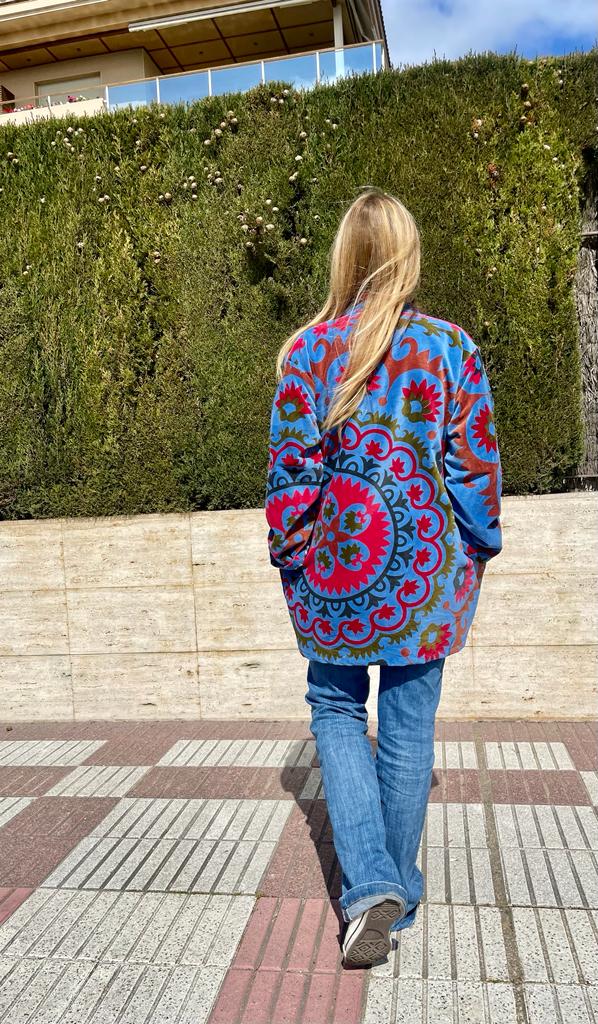 Velvet Kimono Short