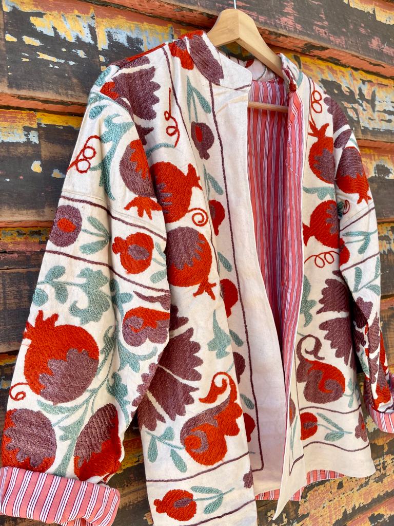 Short Suzani jacket