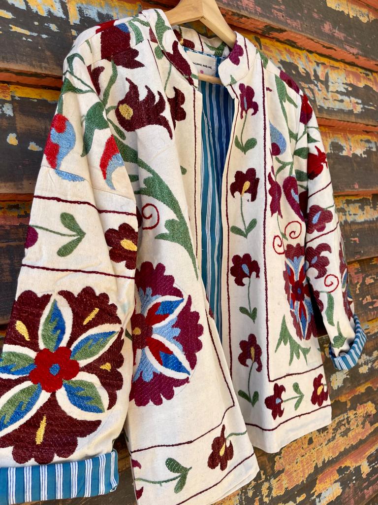 Short Suzani jacket