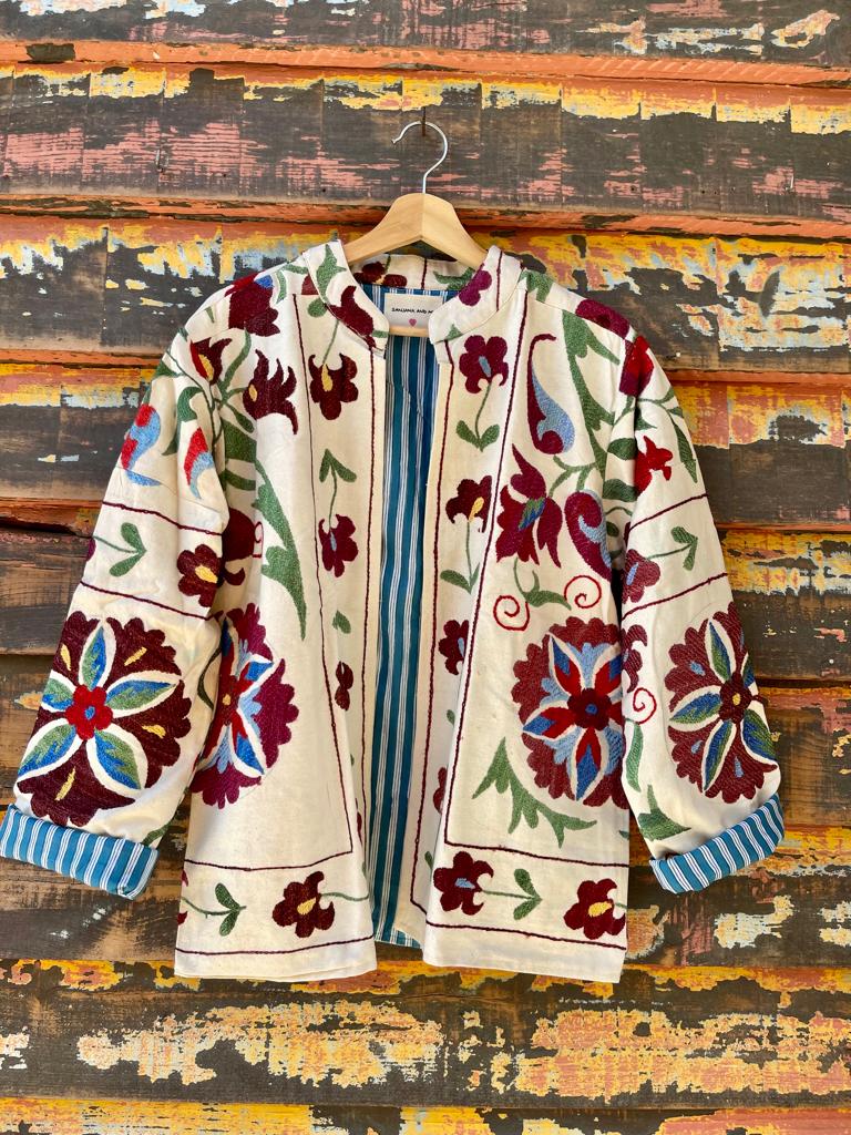 Short Suzani jacket
