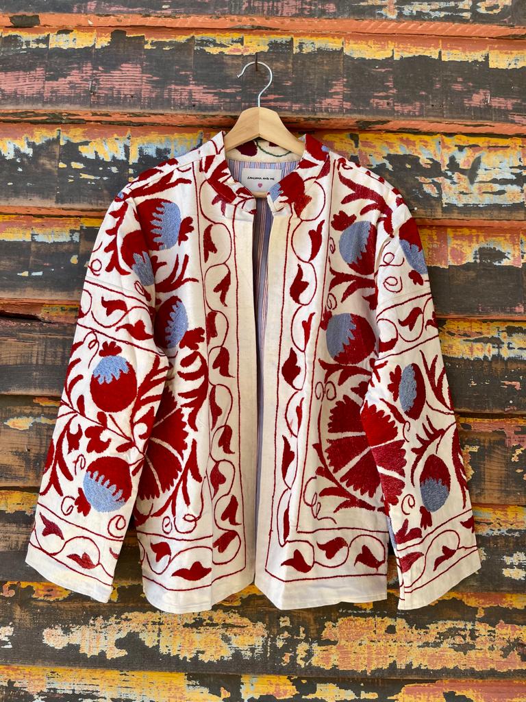 Short Suzani jacket