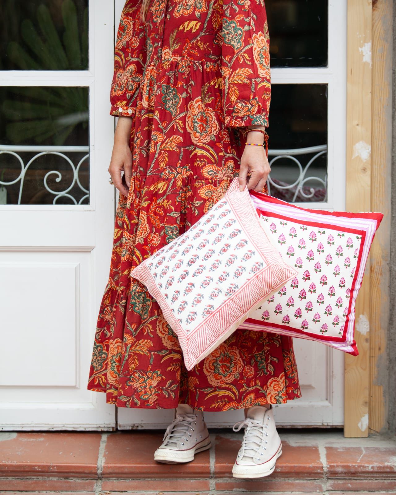 Loretta Dress Red