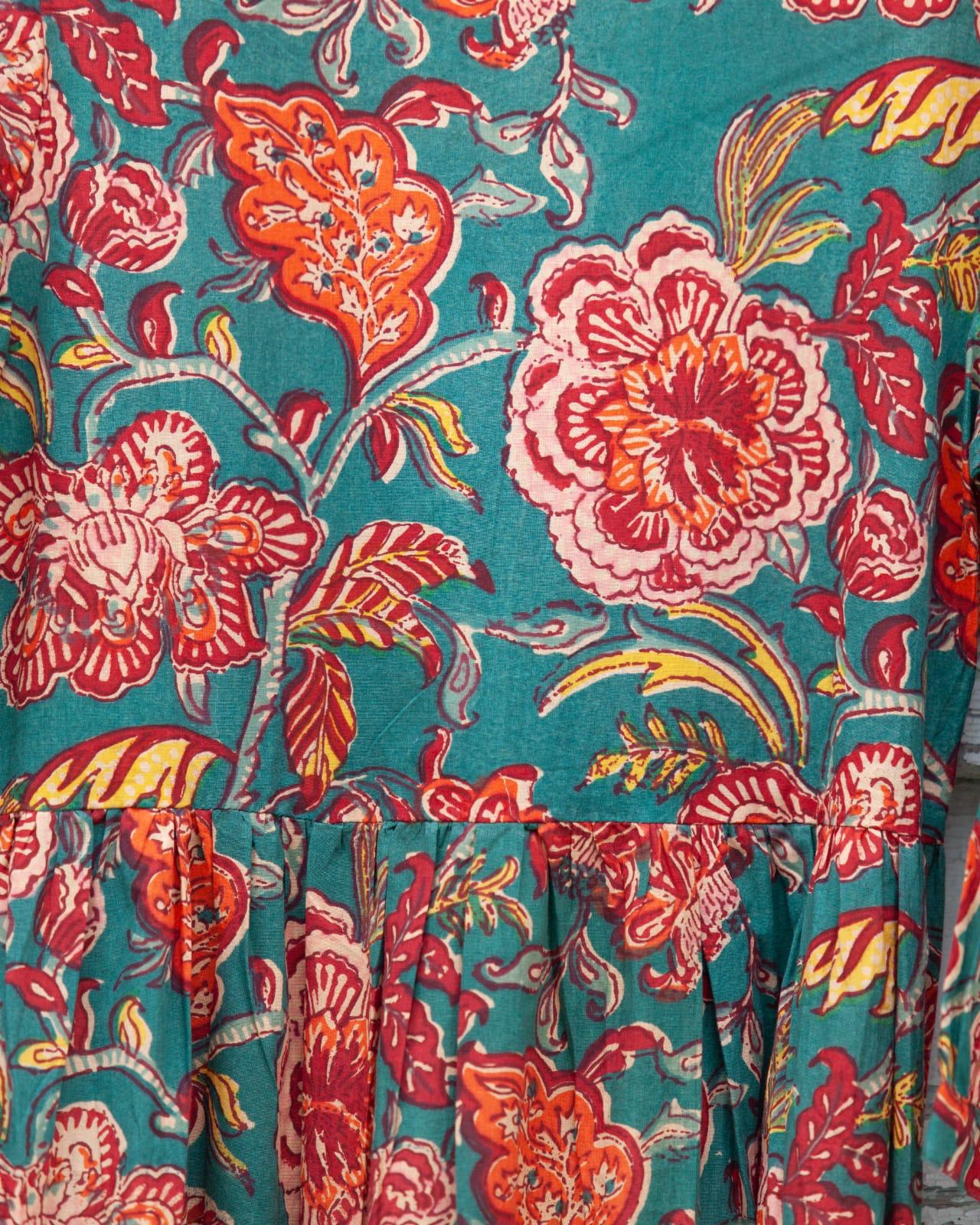 Loretta Dress Green